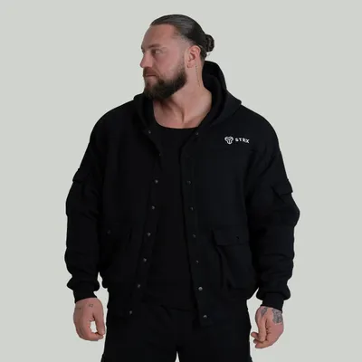 Jakna ZOA Relaxed Black - STRIX