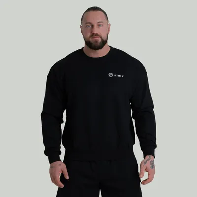 Dukserica ZOA Relaxed Black - STRIX