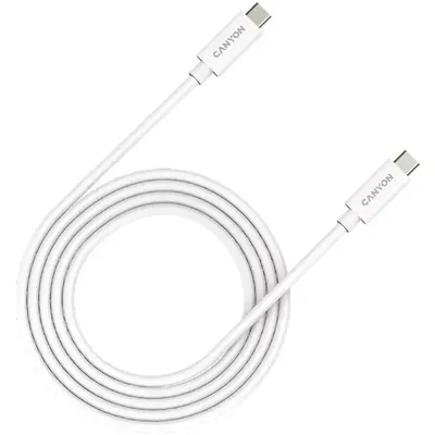 Canyon kabal UC-44 USB-C - USB-C 240W 1m, bijeli, CNS-USBC44W