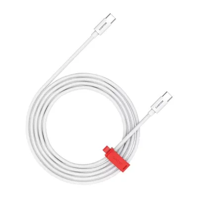Canyon kabal CC100AB USB-C – USB-C 100W pleteni 1.2m bijeli CND-CC100AB12W