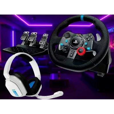 Logitech volan G29 PlayStation 5,4,3 i PC + slušalice Astro A10