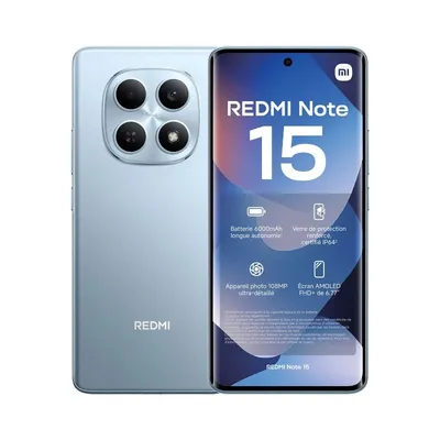 Mobitel Xiaomi Redmi Note 15, 4G, 8/256GB, plavi