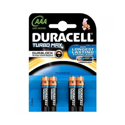 Duracell baterija TURBO MAX AAA 4 kom