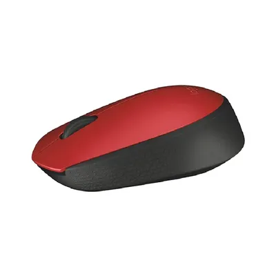 Logitech bežični miš M171 crveni