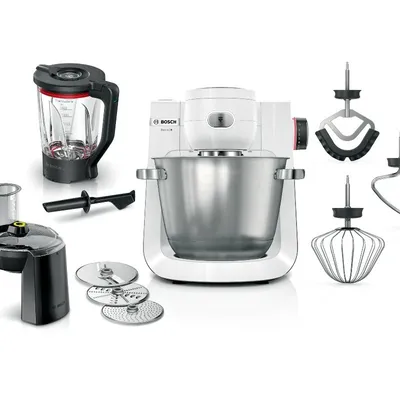 Bosch kuhinjski robot MUMS6EW22, 1600W, 5.5L, 7 brzina, bijela, inox posuda