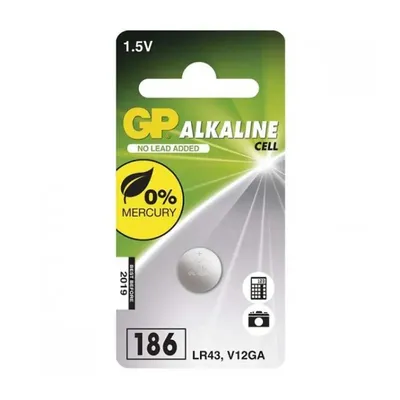 Baterija GP dugmasta 186 1,5V blister 1/1 B13861