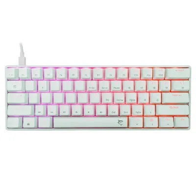 White shark gaming tastatura Shinobi-2 mehanička red SW US bijela
