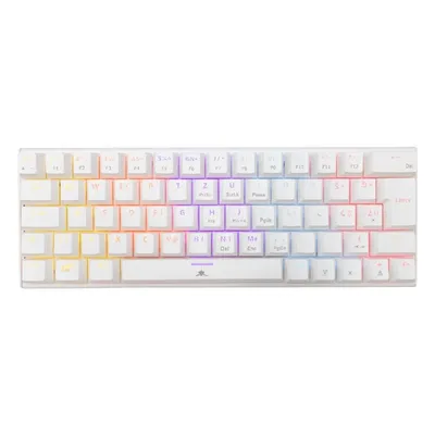 White shark gaming tastatura Wakizashi-2 mehanička red SW US bijela