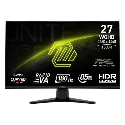 MSI monitor 27'' 274CQF WQHD Rapid VA 180Hz