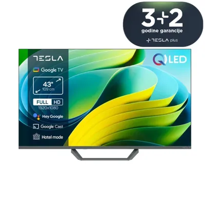 Tesla Televizor Q40E665GFS QLED  40'' (101cm) FHD, Google TV