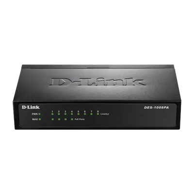 D-Link 8 port PoE Switch, DES-1008PA