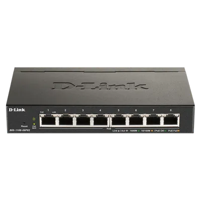 D-Link switch web upravljivi PoE DGS-1100-08PV2