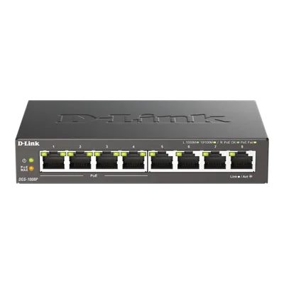 D-link 8 portni PoE switch DGS-1008P/E