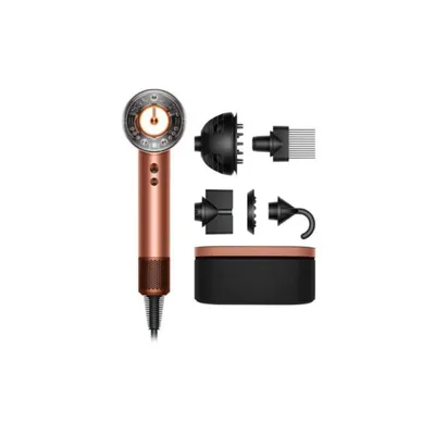 Fen Dyson Supersonic Nural HD16 Amber Silk/Pink Champagne Curly+Coily Limited Edition