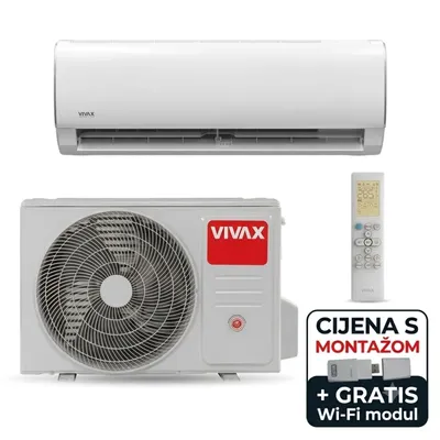 Vivax klima M-Design ACP-12CH35AEMI+, inverter, grijanje do -15C, + WI-Fi modul gratis