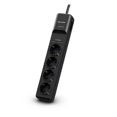CyberPower prenaponska zaštita 4 utičnice + 2xUSB