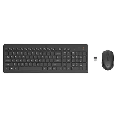 HP desktop set 330 wireless (2V9E6AA) crni