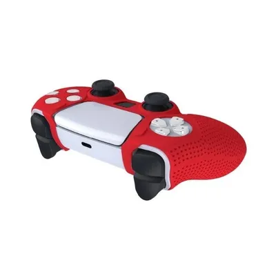 White Shark silicone case kontrolera za PS5 crveni PS-541