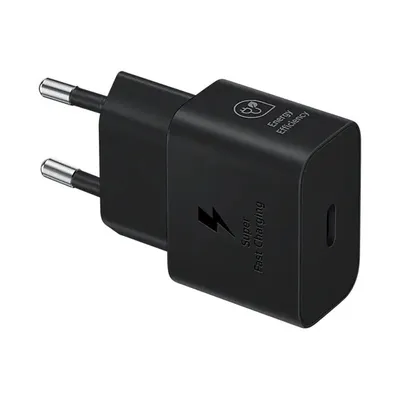 Samsung punjač 25W za ultra brzo punjenje Type-C crni (bez kabla)