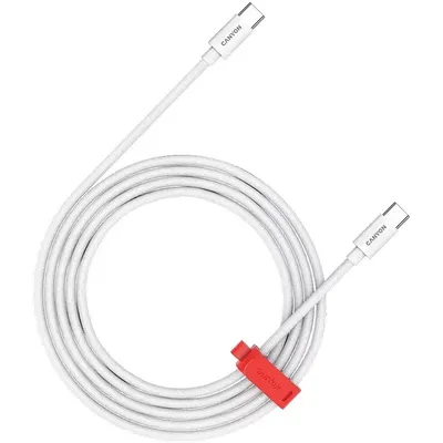 Canyon kabal CC100SC USB-C - USB-C 100W 2m, bijeli, CNS-CC100SC20W
