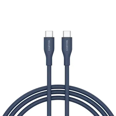 Canyon kabal CC60SC10 USB-C - USB-C 60W 1m silikon, tamnoplavi, CNS-CC60SC10DB
