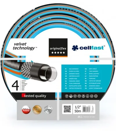 CELLFAST Crijevo za vodu 1/2" 50m ORIGINALFLEX