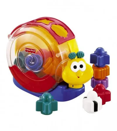 FISHER PRICE Igračka pužić muzički sa geometrijskim oblicima 71922
