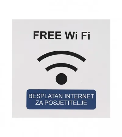 MASTER Naljepnica BESPLATAN Wi Fi 19,5x19,5cm M50830