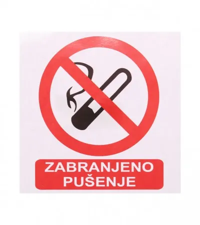 MASTER Naljepnica ZABRANJENO PUŠENJE 19,5x19,5cm M50841