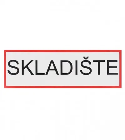 MASTER Naljepnica SKLADIŠTE 10x30cm M50858