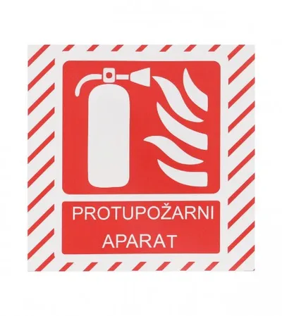 MASTER Naljepnica PROTUPOŽARNI APARAT 10x10cm M50884