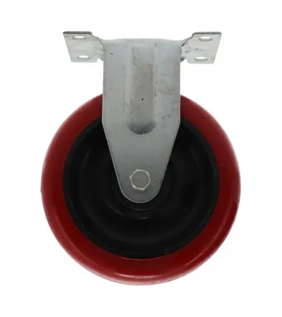 MASTER Točak fiksni za kolica 125mm crveni 221815