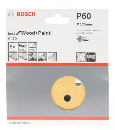 BOSCH Ploča za šlajfanje P60 252413
