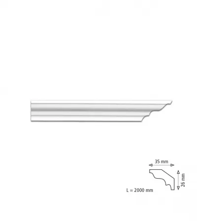 HOMESTAR Stiroporna lajsna M35