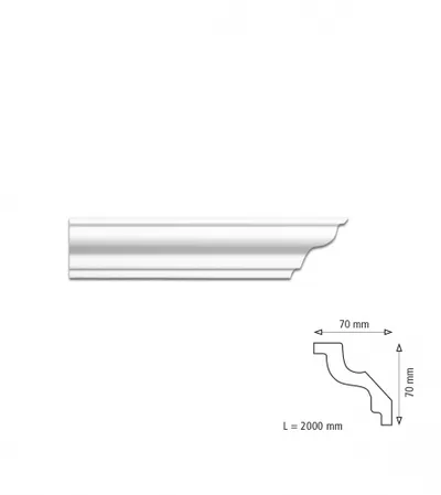 HOMESTAR Stiroporna lajsna M100