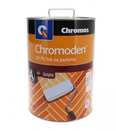 CHROMOS Lak za parket 2K PU sjajni Chromoden 4l 500721