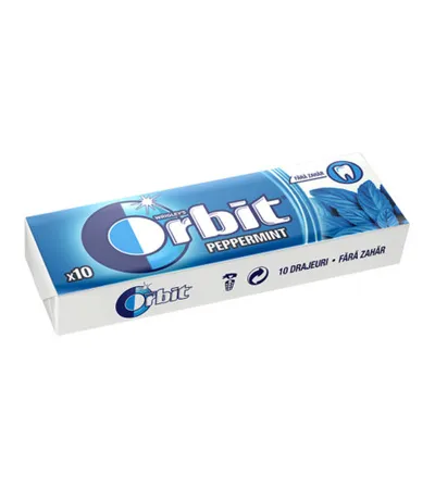 ORBIT Žvakaća guma Pepermint 14g