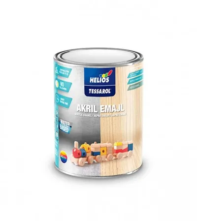 HELIOS Boja emajl akrilna bijela 0,65l Tessarol