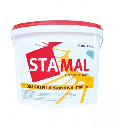 STAMAL Malter fasadni silikatni dekorativni bijeli 25/1