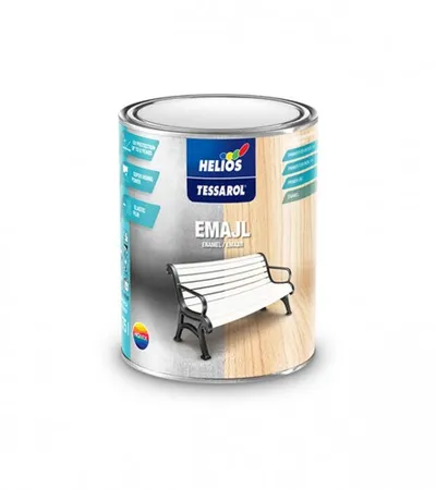HELIOS Boja emajl za drvo i metal crvena 0,75l Tessarol
