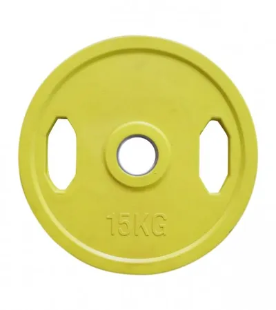 RICHMORAL Teg obloženi olimpijski 51mm 15kg žuti RP02CA-15
