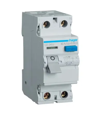 HAGER Sklopka Fidova 2P 40A CD241J