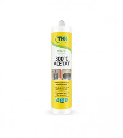 TKK Silikon za visoke temperature Tekasil Acetat 300°C Crveni
