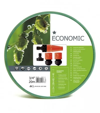 CELLFAST Crijevo 3/4" 20m sa priključcima 5/1 ECONOMIC