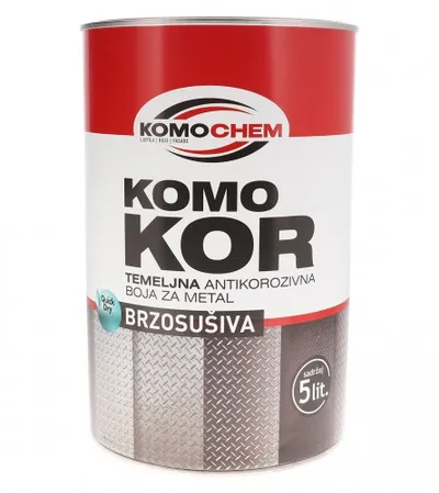 KOMOCHEM Boja nitro temeljna za metal 5l siva P51251