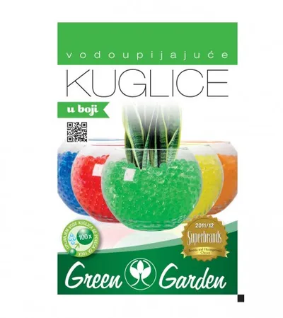 GREEN GARDEN Vodoupijajuće kuglice 10gr zelene