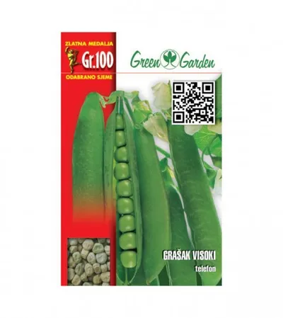 GREEN GARDEN Grašak visoki Telefon 100g P70468