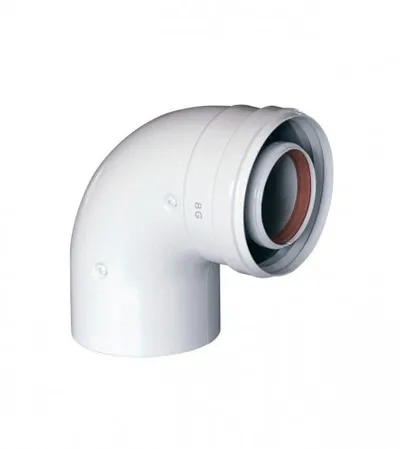 BOSCH Dimovodno koljeno za plinski bojler 90 AZ393 7736995079