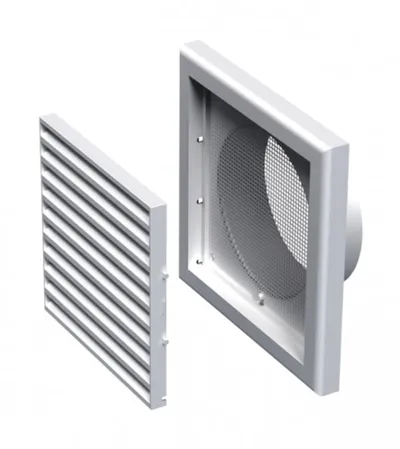 VENTS Rozetna 187x187mm fi.125 PVC bijela MV120VS