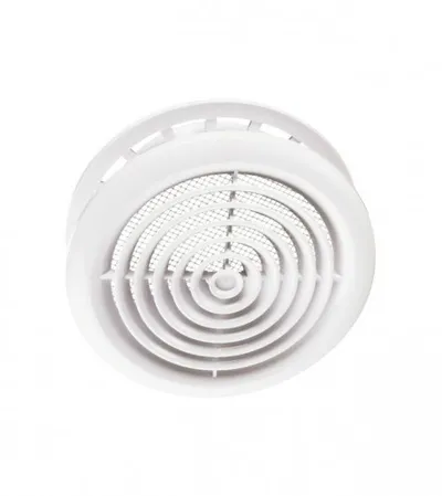 VENTS Rozetna sa mrežicom fi.141-100 PVC bijela MV100PFSABS